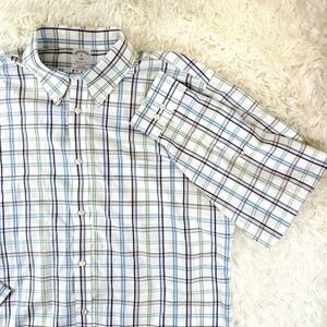 Brooks Brothers Mens XL‎ Regent Fit Plaid Shirt Non Iron Cotton Business Casual